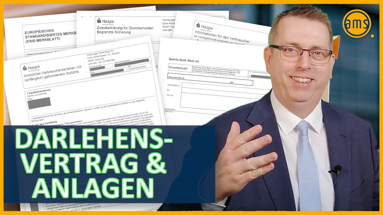 Immobilienfinanzierung: Das ist wichtig beim Darlehensvertrag!
