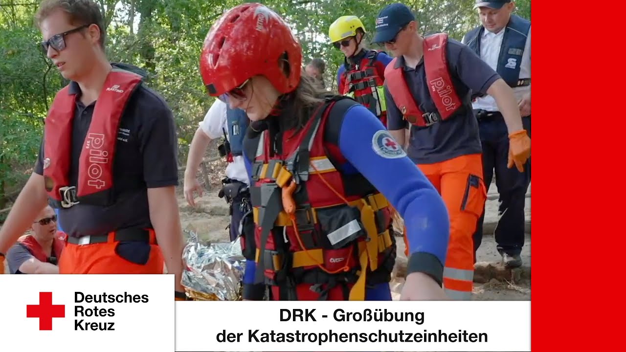 DRK - Großübung der Katastrophenschutzeinheiten