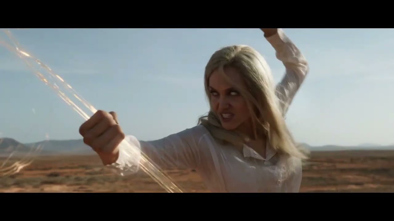 THENA All The Power & Fight Scene from Eternals