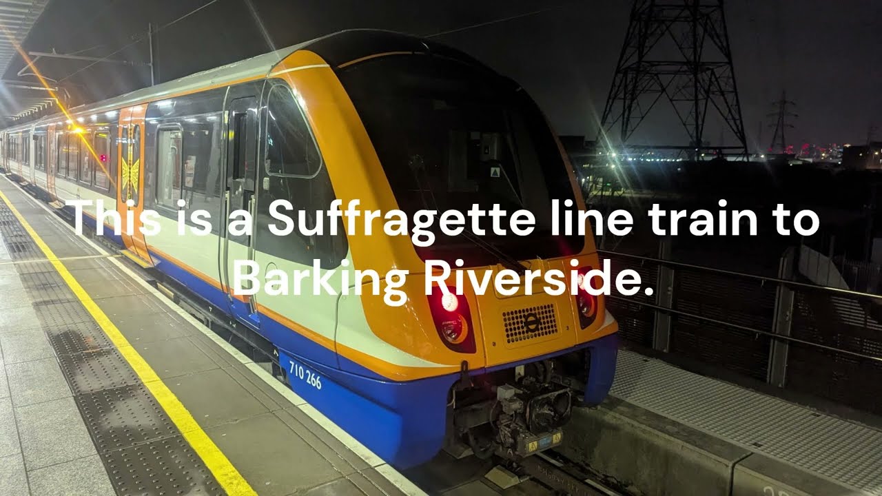 Updated Class 710 announcements between Gospel Oak and Barking Riverside