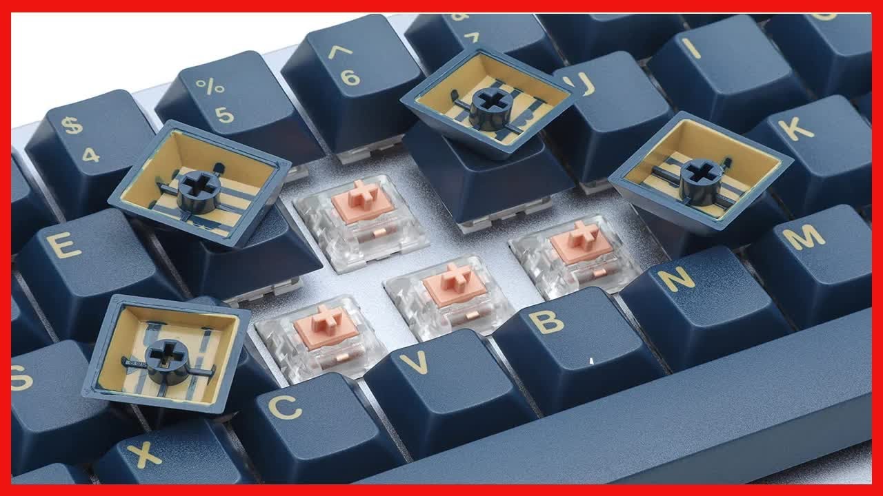 Great product -  DROP GMK Redsuns Blue Samurai Custom Mechanical Keyboard Keycap Set - 153-keys, Dou
