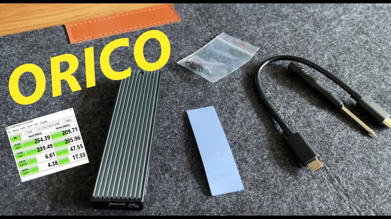 ORICO Case SSD M.2 NVME Installazione