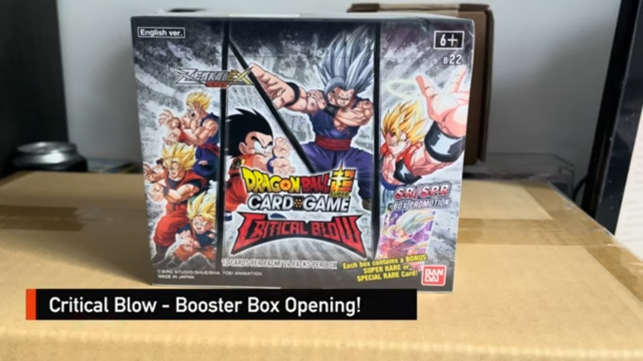Zenkai Series 5 - Critical Blow! The last Set before the Rebrand of Dragonball Super TCG?