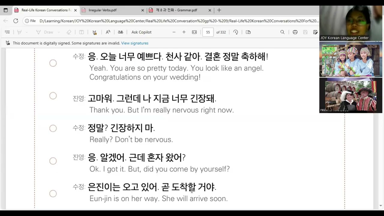 Real Life Korean Conversations For Beginner (Speaking Class)