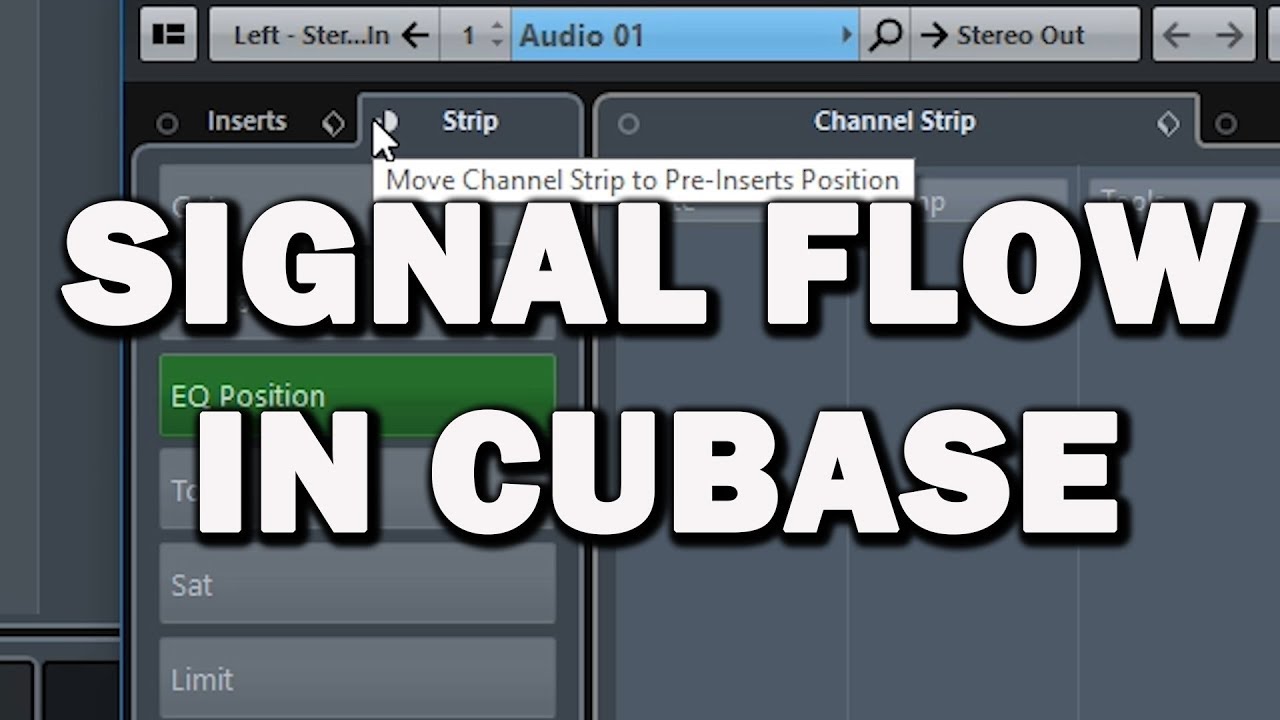 Signal Flow in Cubase (Tutorial)