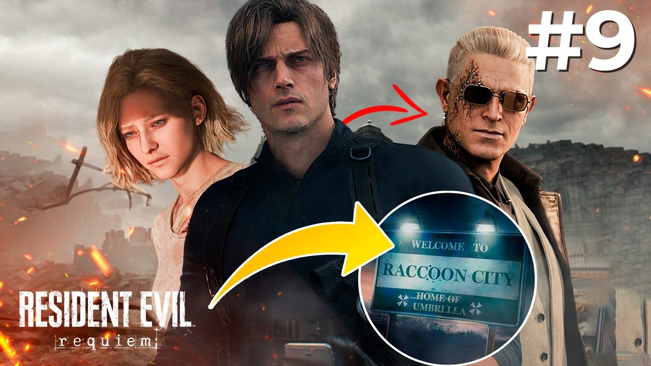 LEON VOLTA PARA RACCOON CITY 😱 - #9 | RESIDENT EVIL REQUIEM, Dublado em Português PT-BR