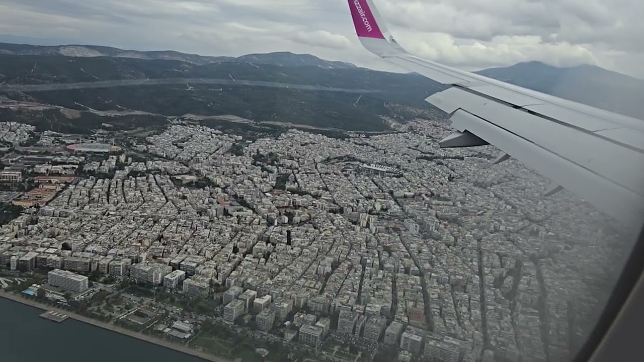 Wizz air A321neo Landing 🛬 in Thessaloniki SKG airport 