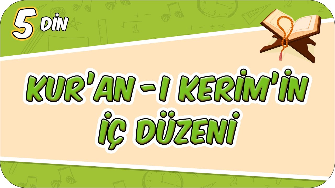 Kur'an-ı Kerim'in İç Düzeni 📖 5DIN5 #2026