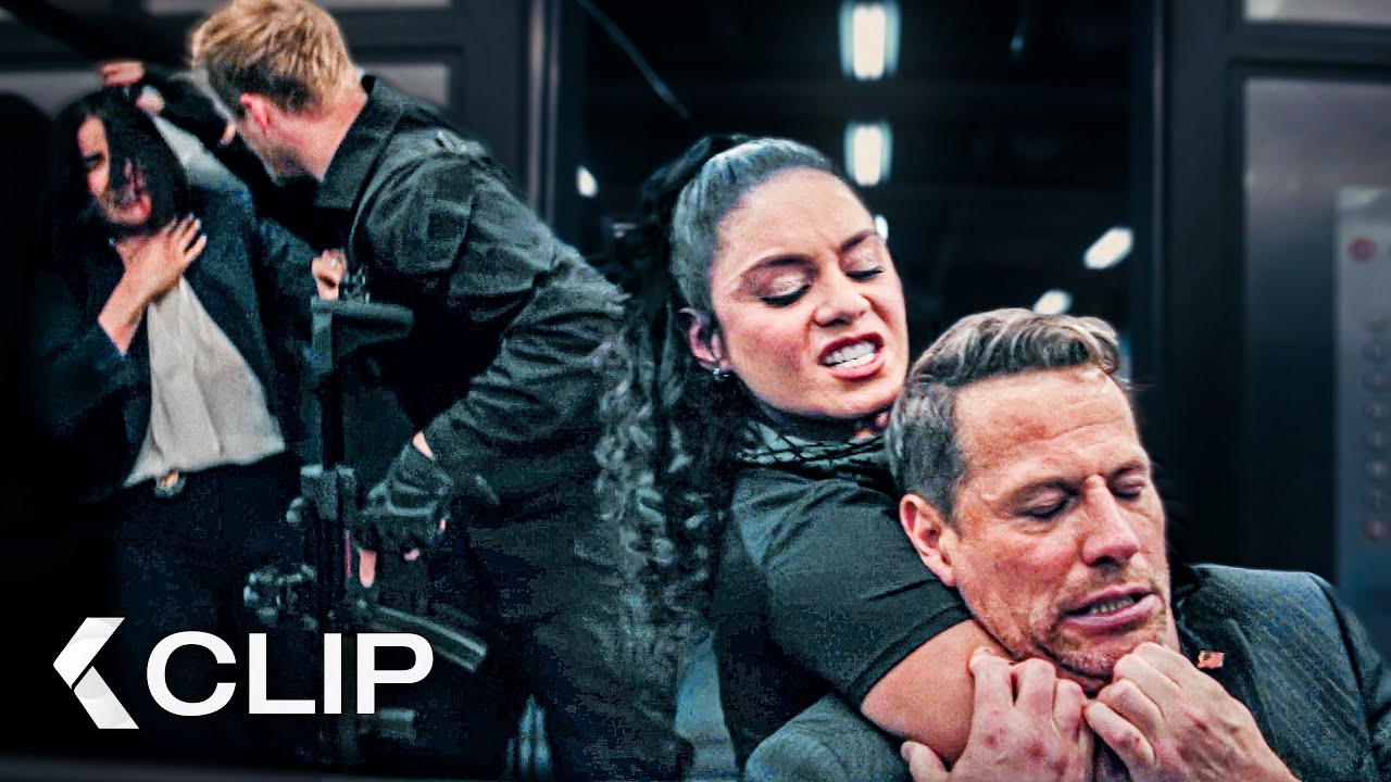 Vanessa Hudgens Saves Women in Elevator Fight - Bad Boys 4: Ride or Die (2024) | Will Smith