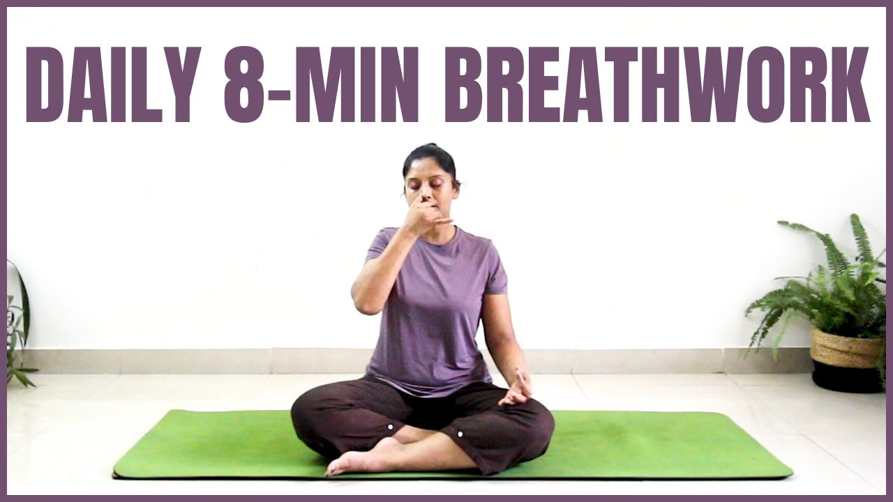 Daily 8-Minute Pranayama for Beginners | Simple Breathing Practice | Yoga With Archana Alur |