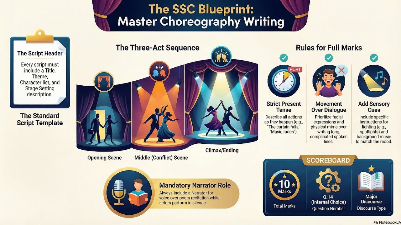 Class 10 Choreography Script Writing | Step-by-Step Guide | Major Discourse