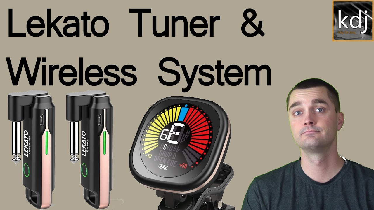 Lekato Guitar Tuner & Wireless Guitar System - Review + Demo