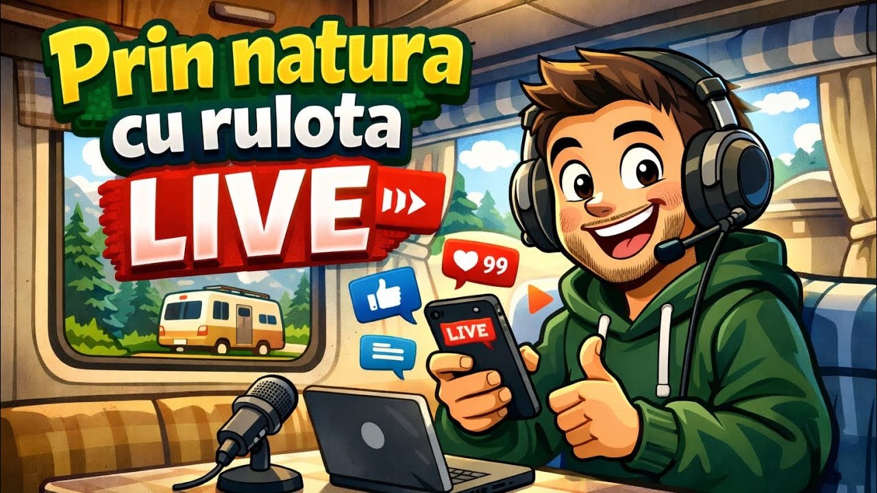 Prin natură cu rulota !!! este live!