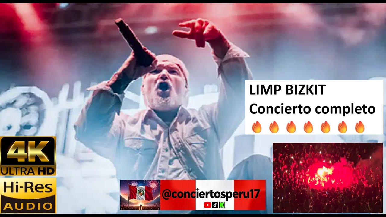 (4K + High Audio) Limp Bizkit, Lima Per&uacute; - Loserville Tour - 09 Diciembre 2025 #limpbizkit #lima