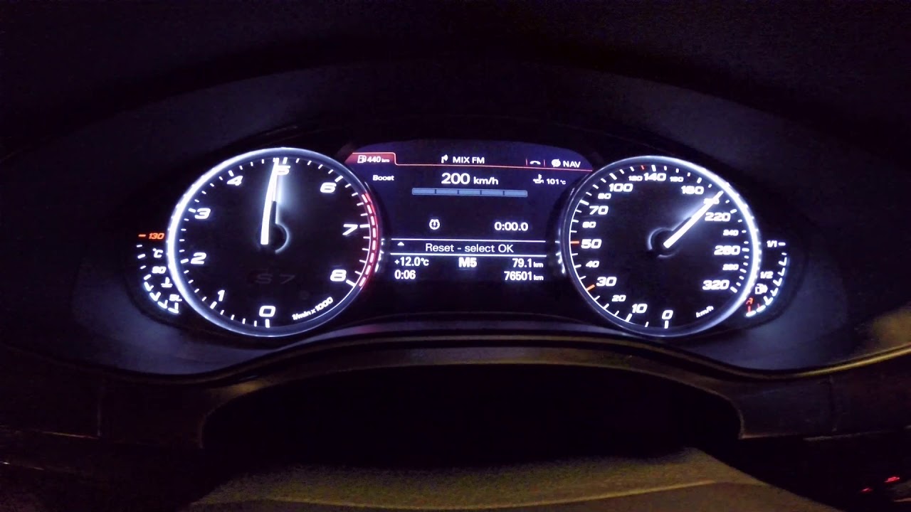 APR Stg 2+ Audi S7 - Custom exhaust sounds & 100-200 Dragy runs