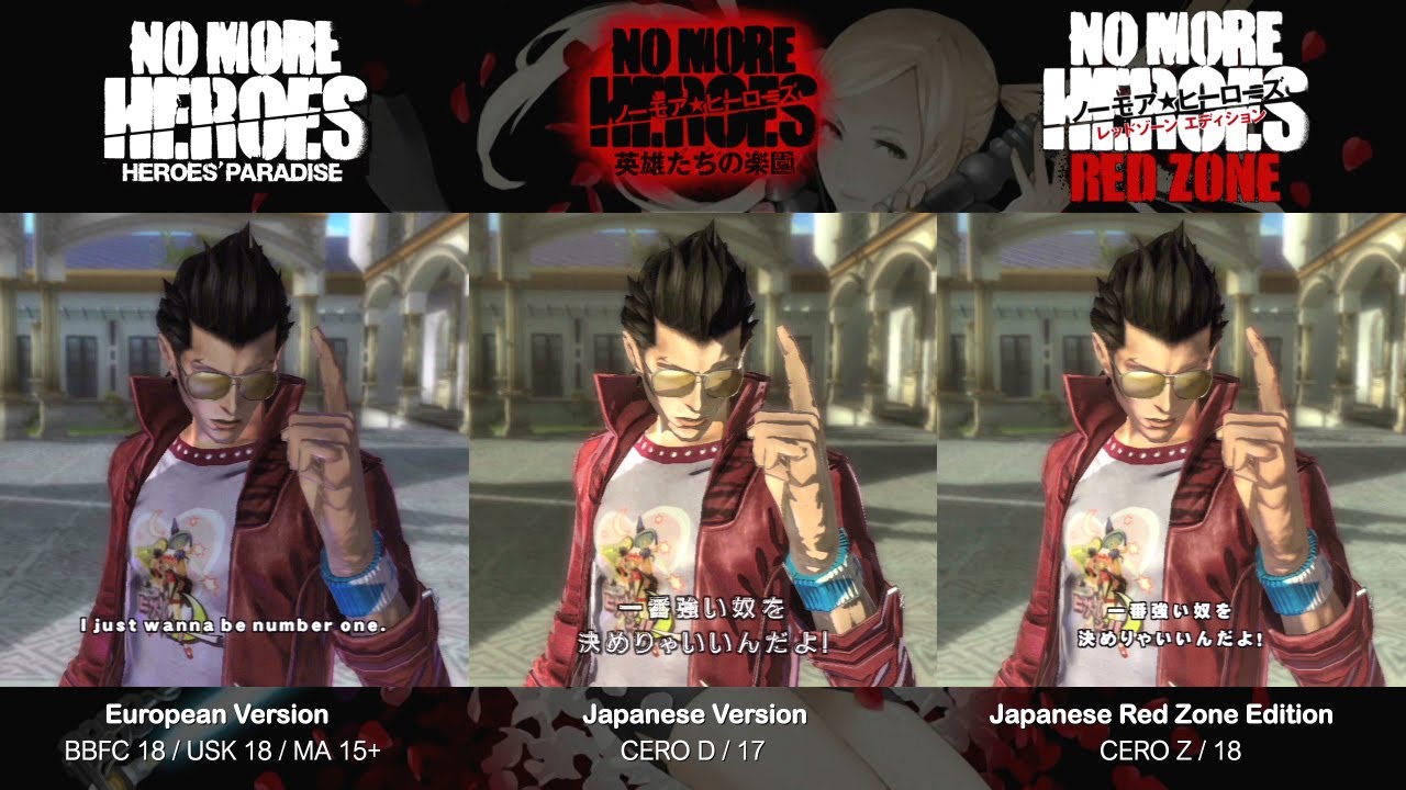 No More Heroes | Censored vs. Uncensored | PlayStation 3