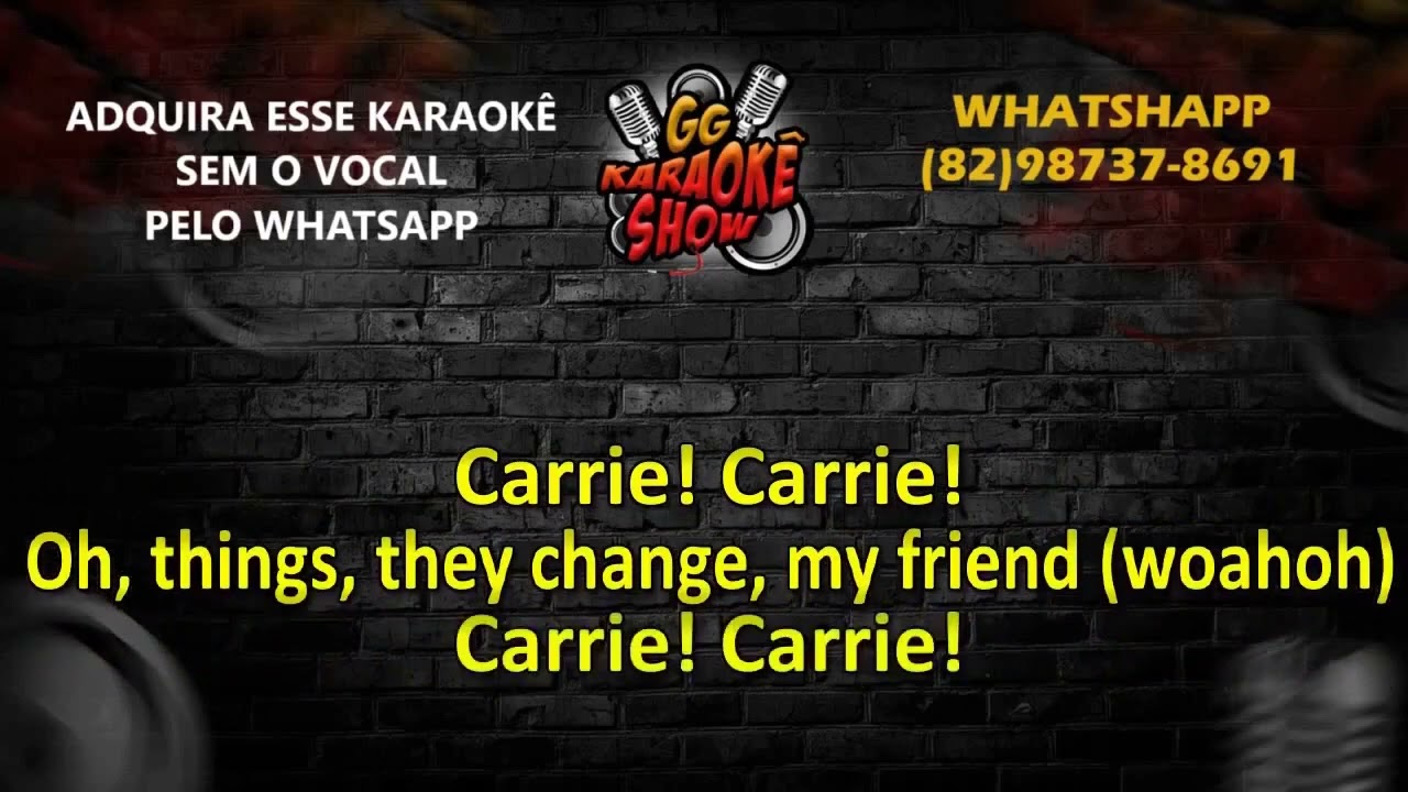 Europe - Carrie (karaoke arrocha)