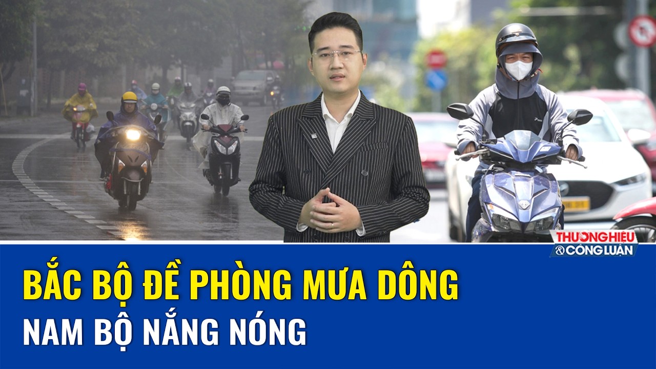 THỜI TIẾT 3 NGÀY TỚI (21 - 23/03): Bắc Bộ âm u, đề phòng mưa dông; Nam Bộ nắng nóng