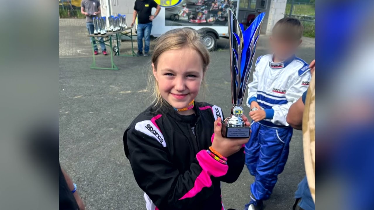 ZDF Bericht über Jolina Braun übers Kart Fahren in Schaafheim