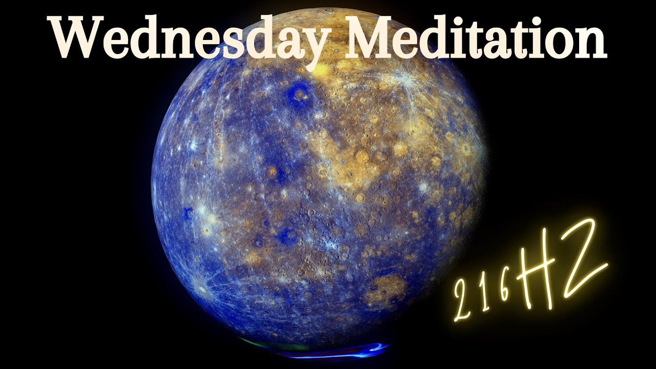 🍀Lucky 216HZ Wednesday Meditation Music - Enhance Intelligence & Assist with Sobriety