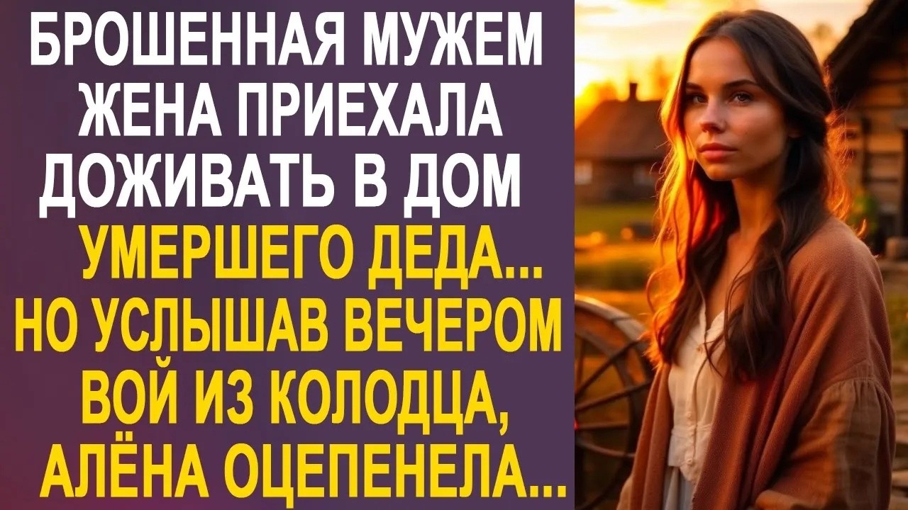 Брошенная мужем Алёна приехала жить в дом своего деда  Но услышав вечером вой из колодца