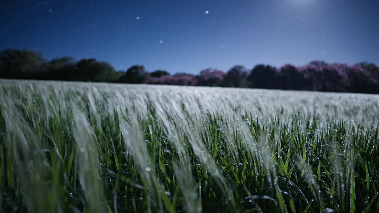Healing Music with Wind Sounds | Tranquil Grassland Scenery