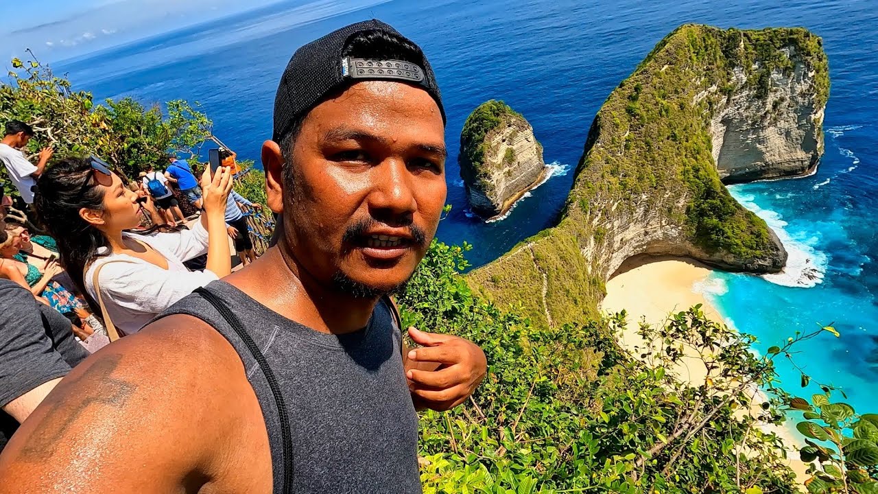 Kelingking Beach Beraibai Indonesia ni Penida Island yao