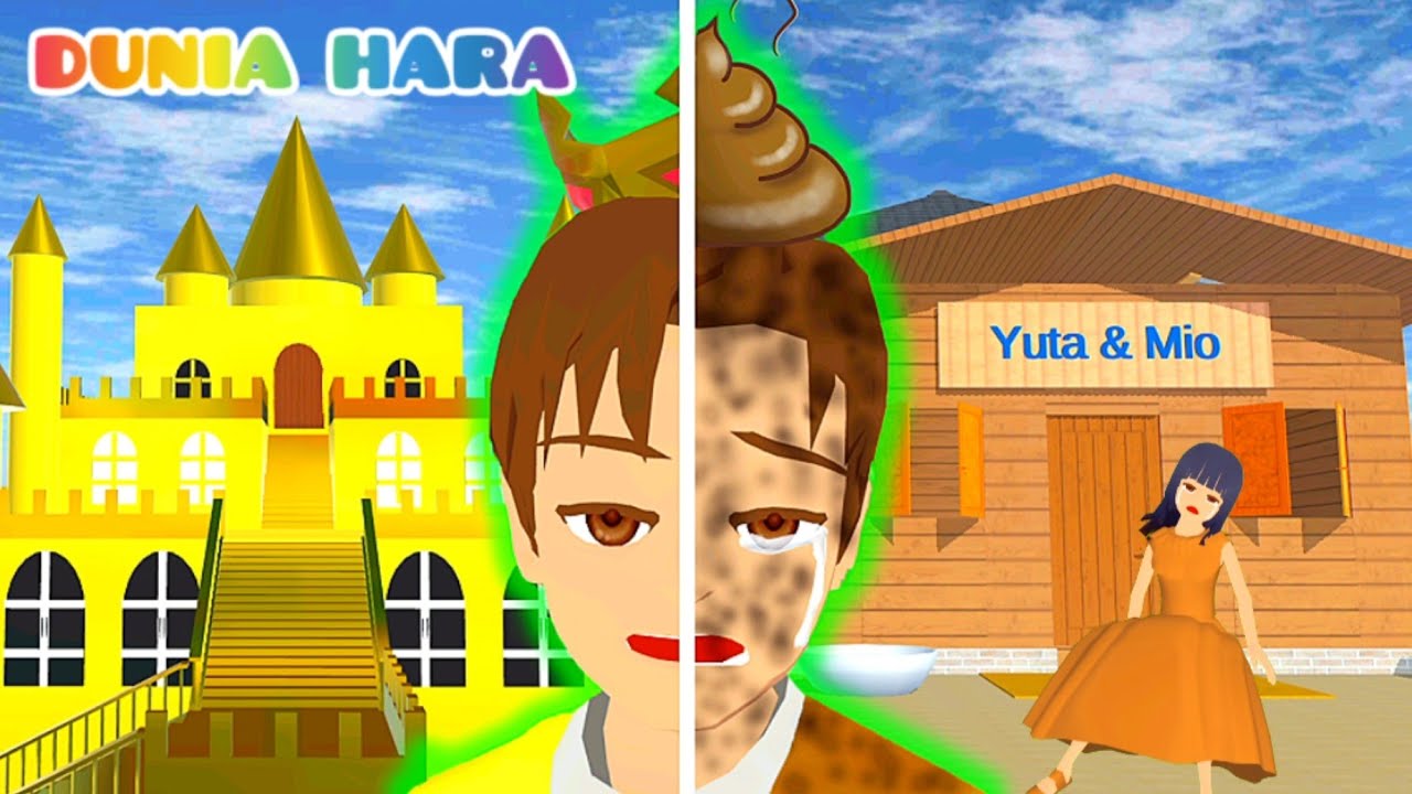 Yuta Mio Anak Tertukar Miskin VS Kaya | Istana Vs Rumah Gubuk | Jadi Kaya Karna Punya Tahi Lalat 😱