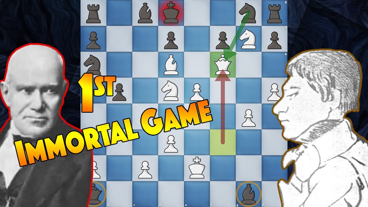 The First Immortal Chess Game Ever | Anderssen vs Kieseritzky | London 1851