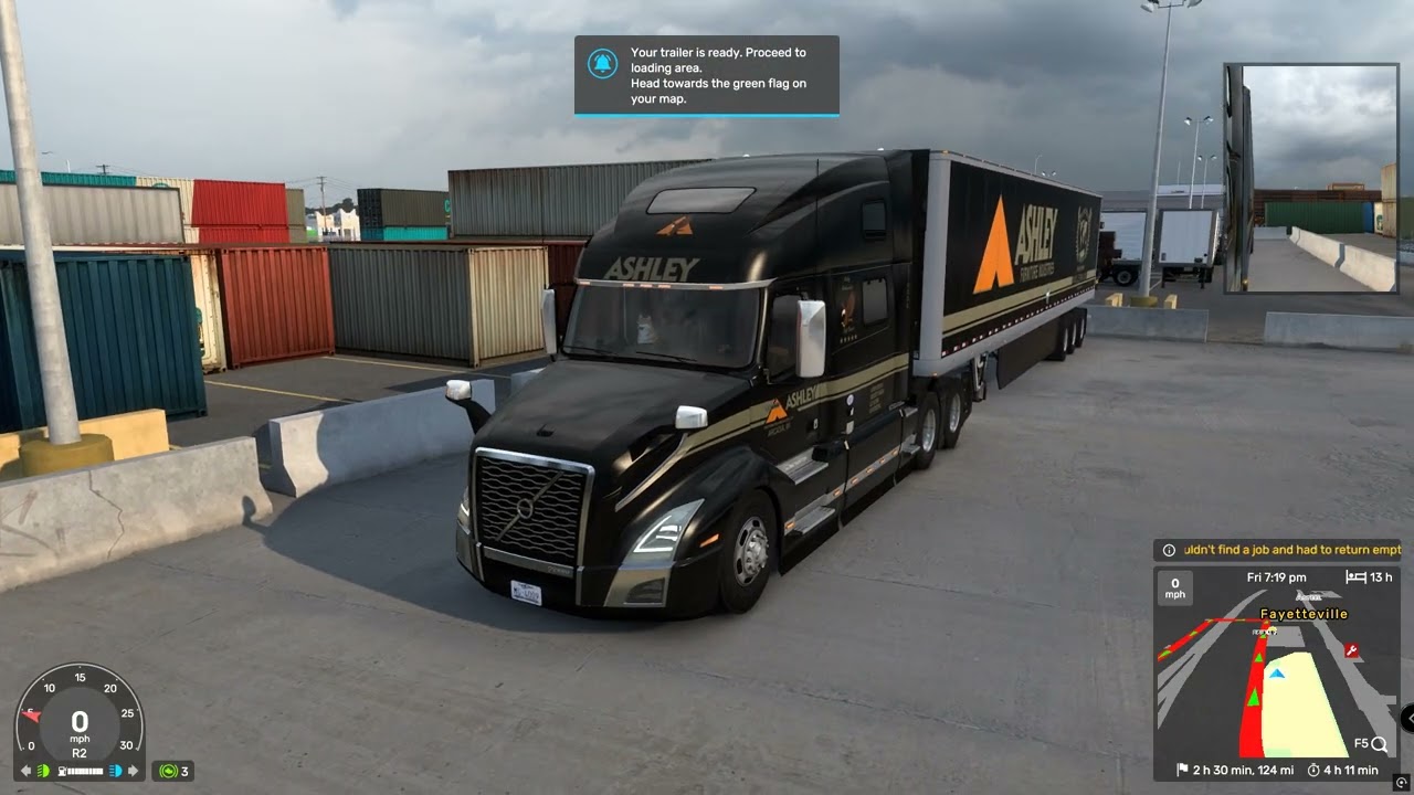 American Truck Simulator  2500 HP VOLVO 780