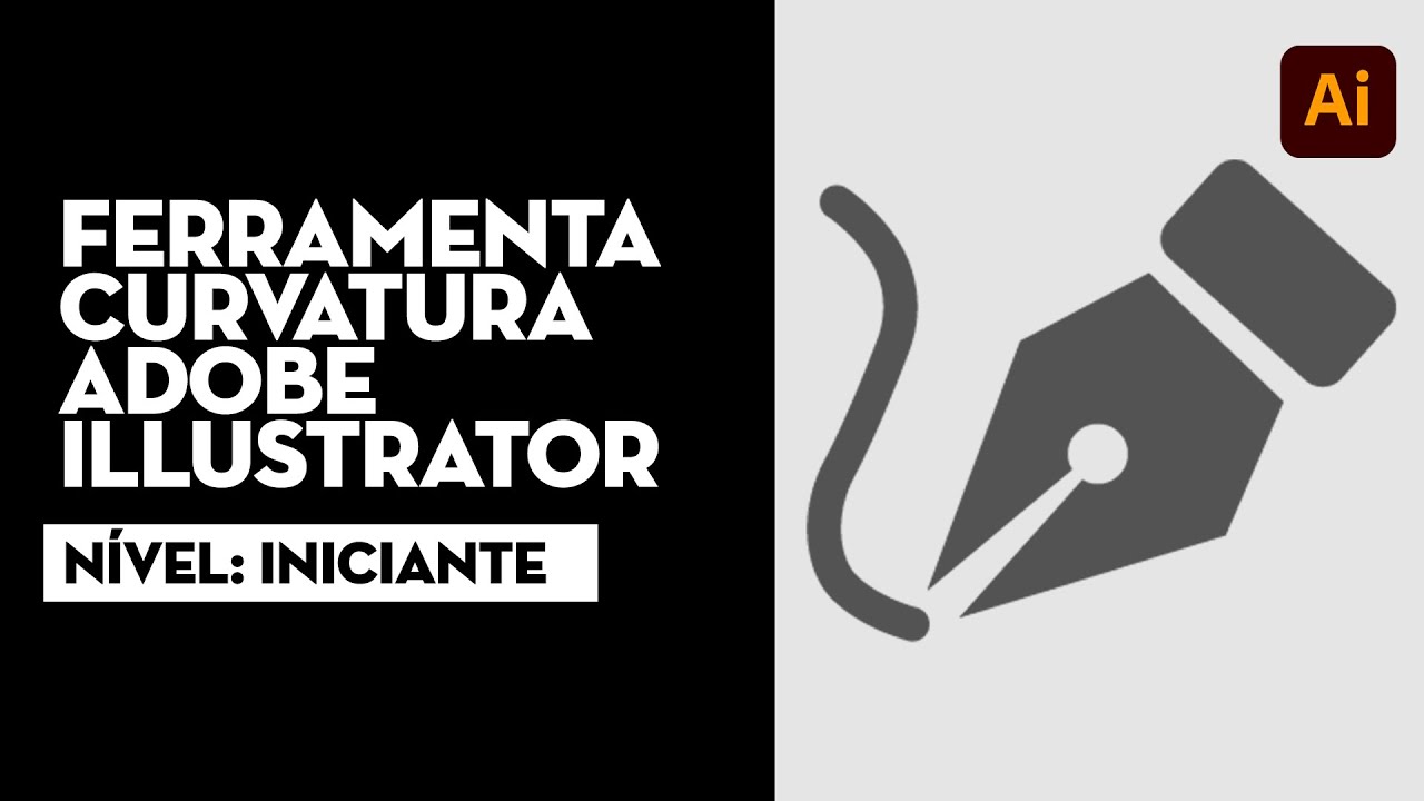 FERRAMENTA CURVATURA // TUTORIAL ILLUSTRATOR