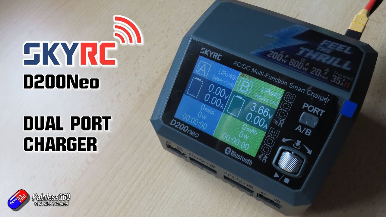 SkyRC D200Neo: новое зарядное устройство с двумя портами и парой секретов!