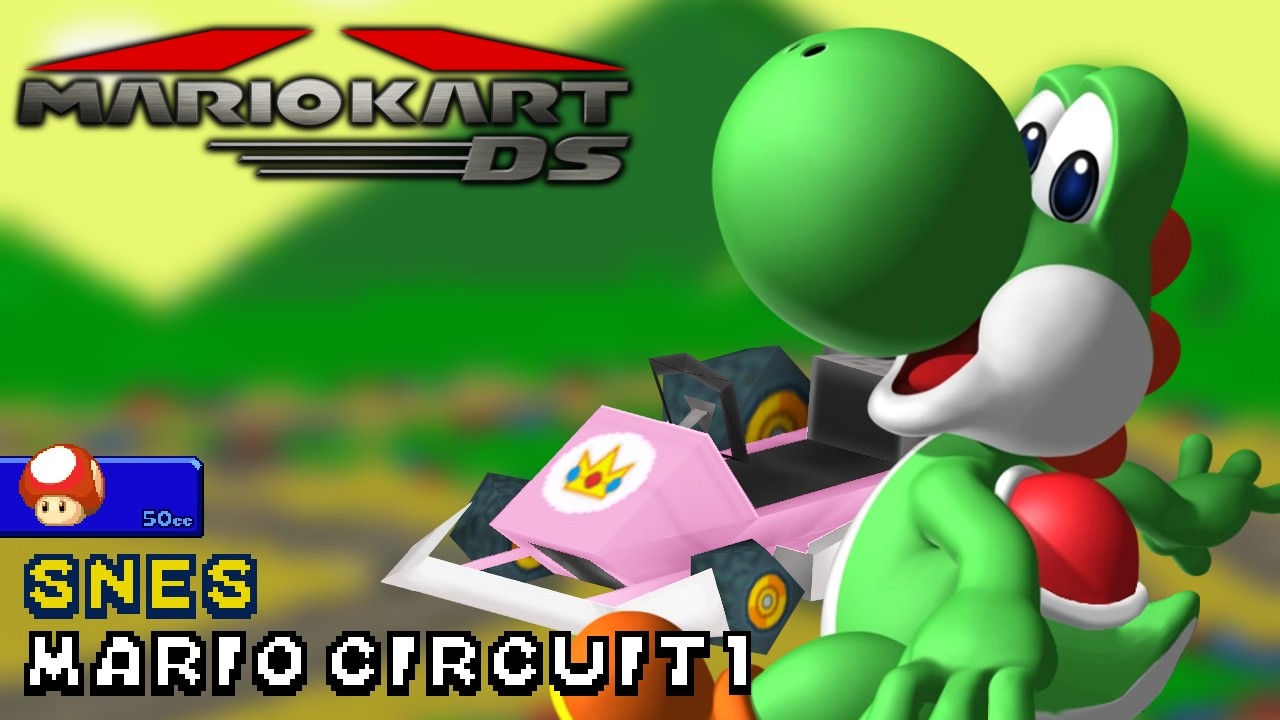 Mario Kart DS - 50cc - Yoshi - Standard PC - SNES Mario Circuit 1 | Ep. 3697