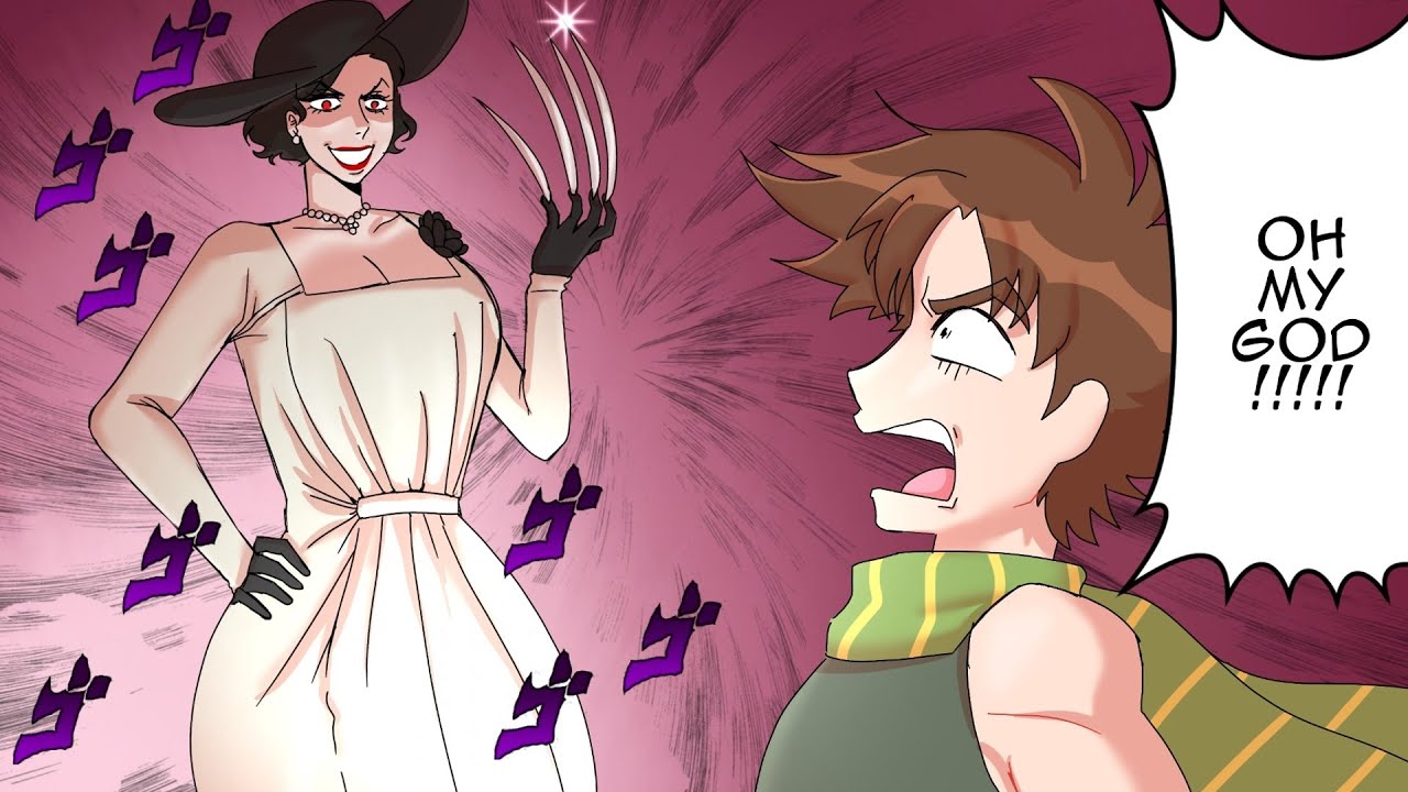 Озвучка и анимация комиксов JoJo (при участии Леди Димитреску, Джозефа Джостара, Resident Evil JJBA)