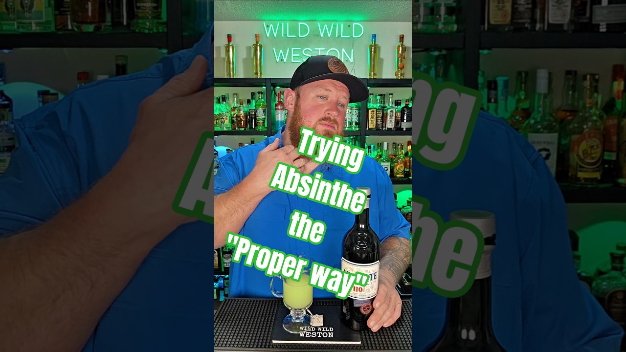 Пробую абсент 