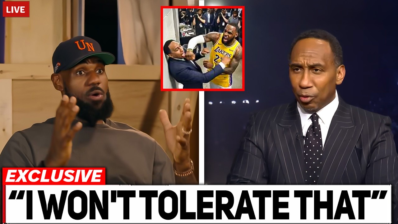 LeBron James CONFRONTS Stephen A. Smith Backstage Over Bronny Comments (It Got HEATED!)
