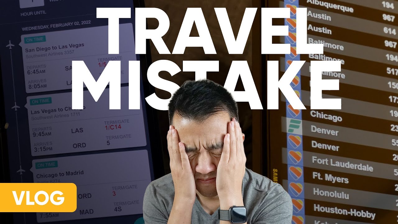 Travel Fail Vlog 001 - Miles and Points Repositioning Flight