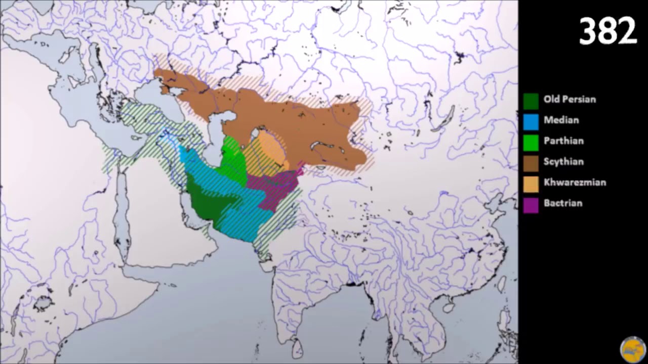 Iranian Languages Map