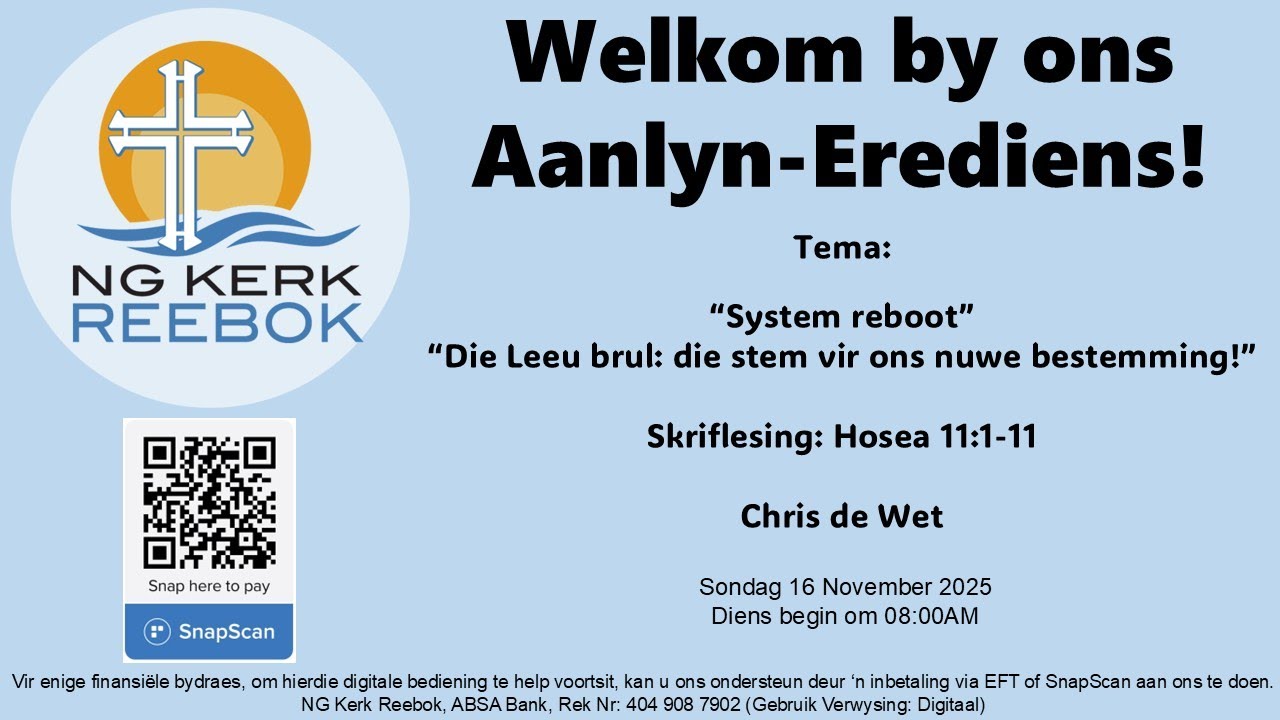 “System reboot” – “Die Leeu brul: die stem vir ons nuwe bestemming!”