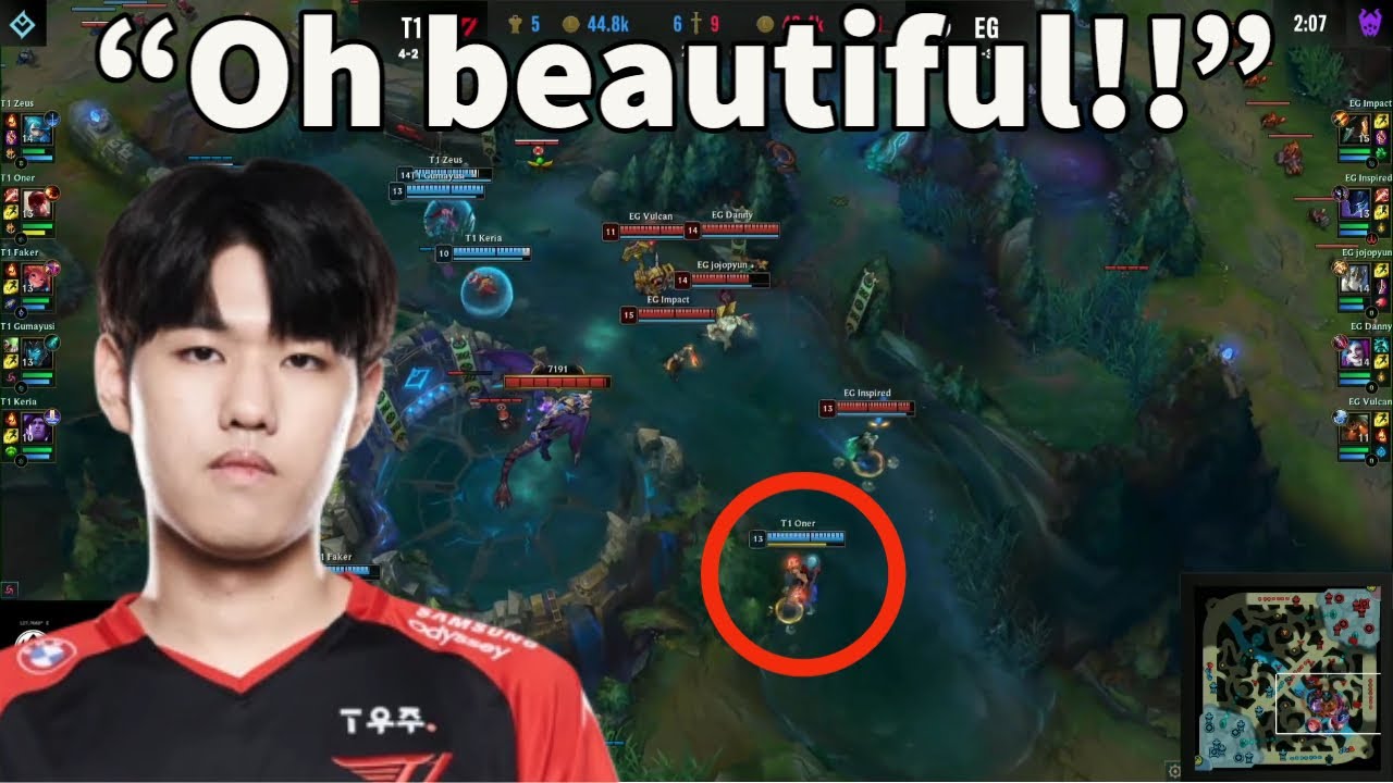 T1 Oner Shows Why He Is The Best Jungler At MSI With These Lee Sin Mechanics!!