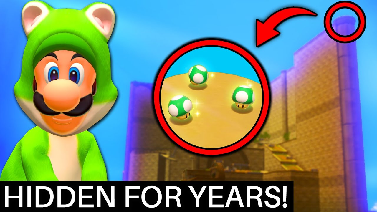 How 3 Hidden 1-Ups Eluded Players for Years in Super Mario 3D World