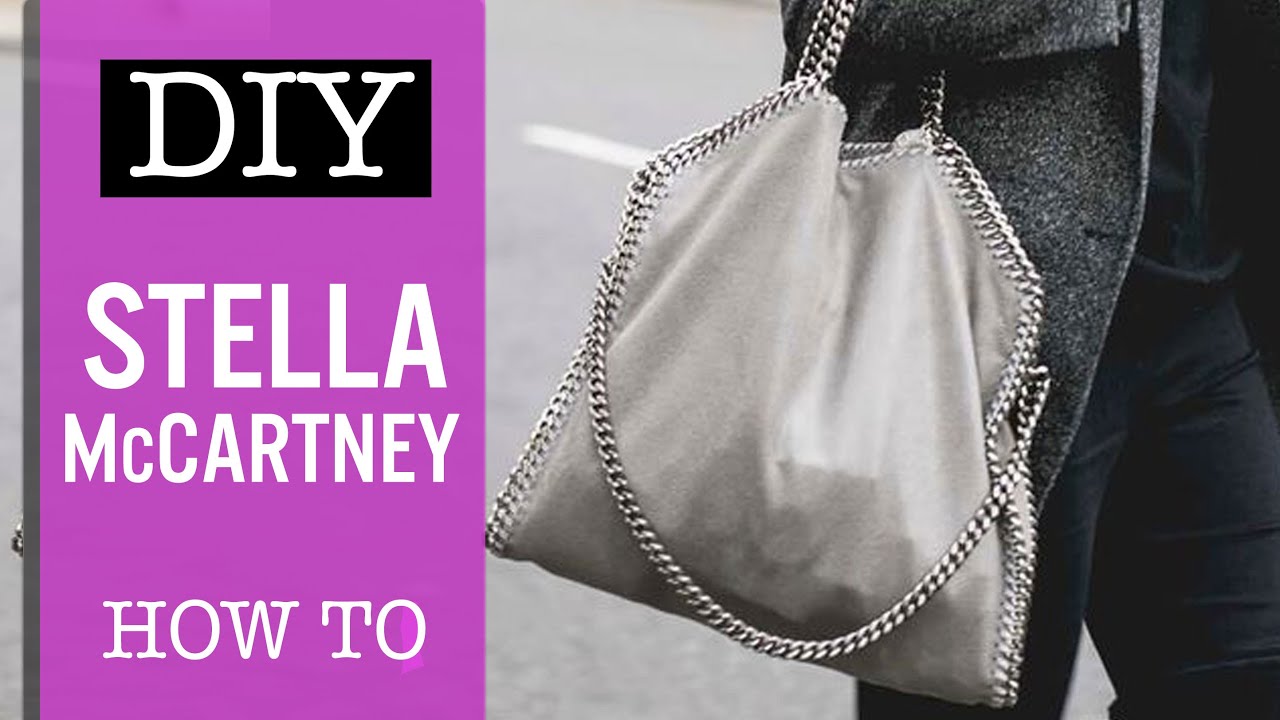 How to make a DIY Stella McCartney bag * Tutorial falabella leather bag