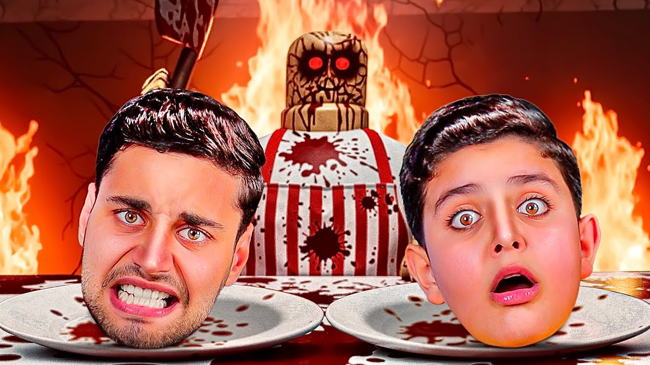 تحدي الهروب من الجزار الشرير 😱 ROBLOX