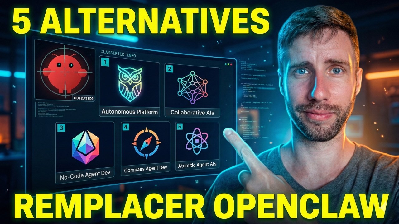 5 Alternatives &agrave; OpenClaw : Plus l&eacute;g&egrave;res, s&eacute;curis&eacute;es et gratuites