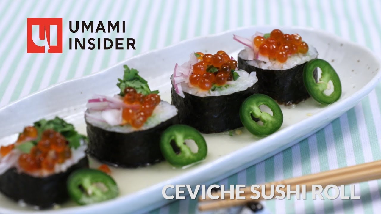 Ceviche Sushi Roll