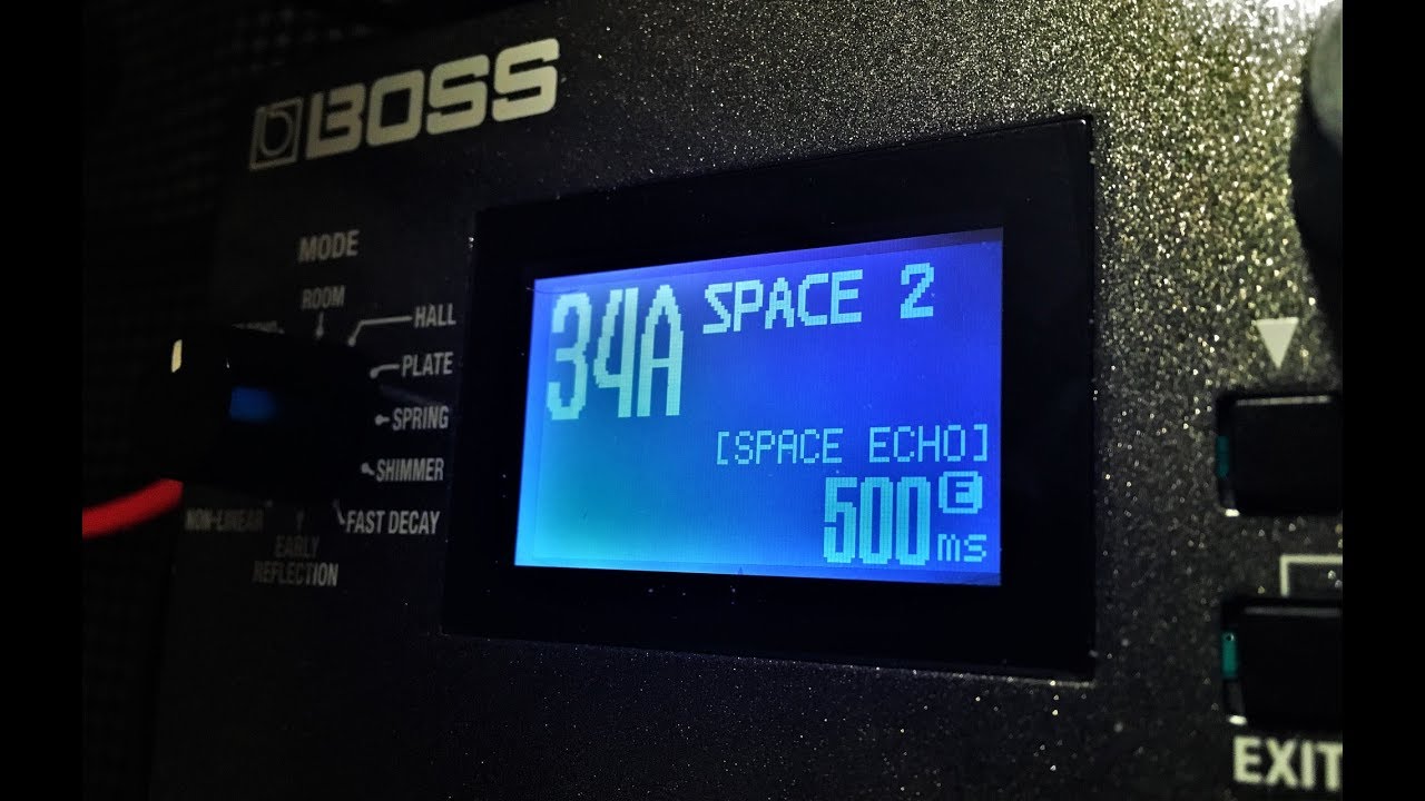 Boss RV-500 - Space Echo - Parameter Tweaking Demo!