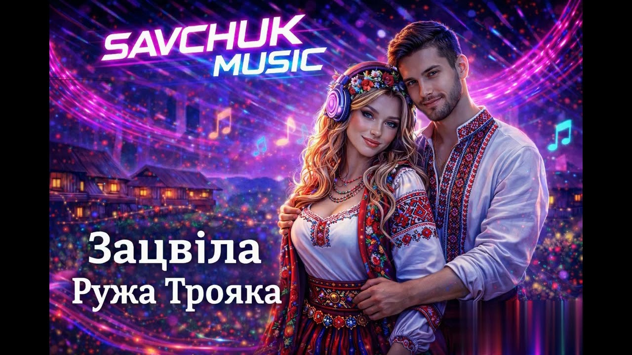 Зацвіла Ружа Трояка- Українська народна пісня