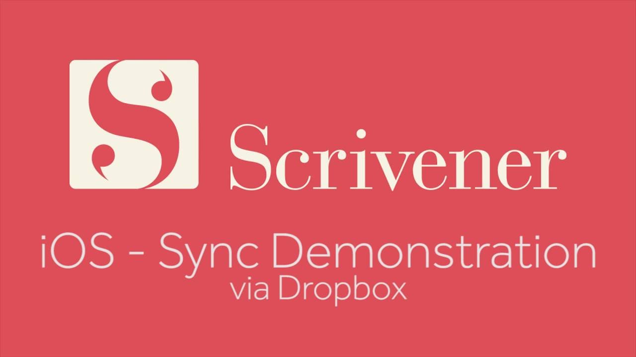 Scrivener для iOS — Синхронизация