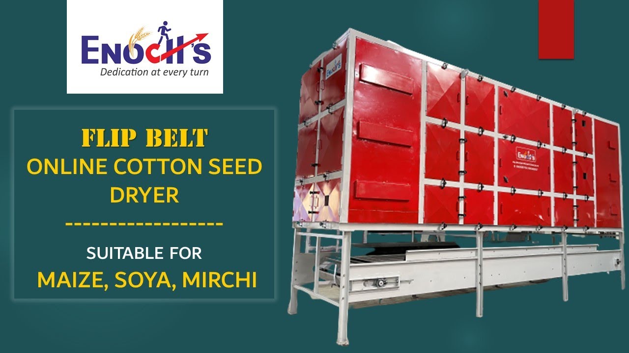 Maize dryer plant/ Cotton Seed Dryer Machine/ Enoch's Flip Belt Dryer/Soyabeen dryer machine