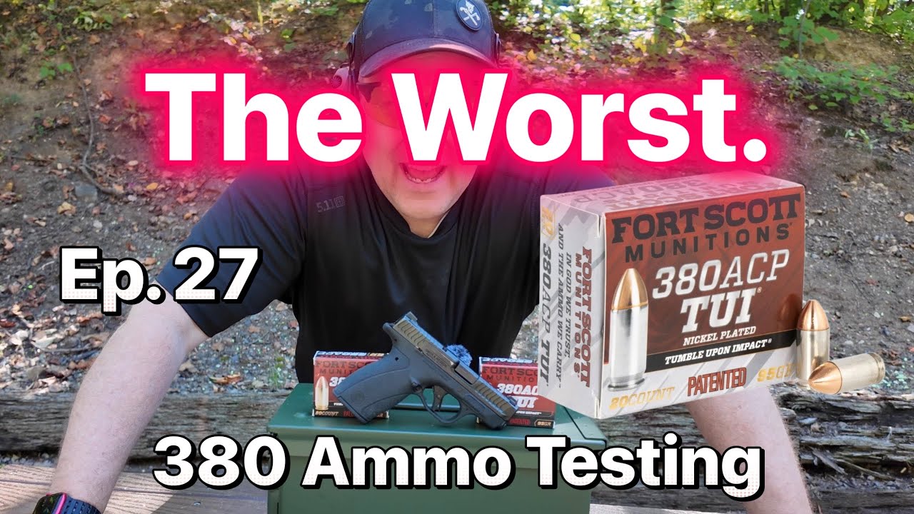Эп. 27: .380 ACP Showdown: Форт-Скотт TUI, XTP, Экстремальный защитник + Неожиданный сквиб! (Тело...